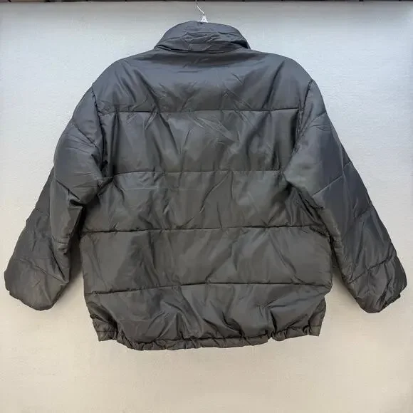 Castle X Raceware Puffer Coat Youth XL Black Hidden Hood Snowmobile Jacket - Picture 2 of 13